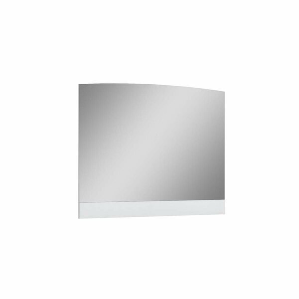 Homeroots High Gloss White Mirror - 32 x 1.2 x 45 in. 366259